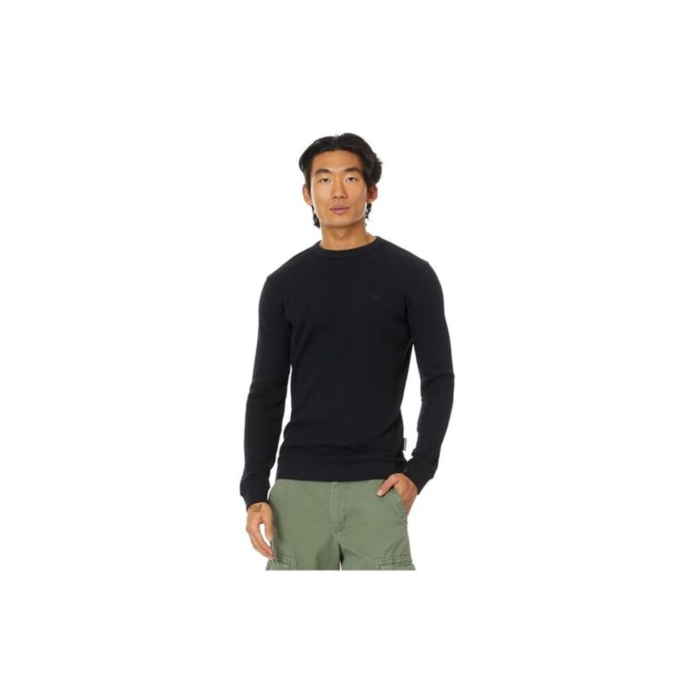 Quiksilver Mens Flanders Waffle Crew Thermal Sweater, NWT